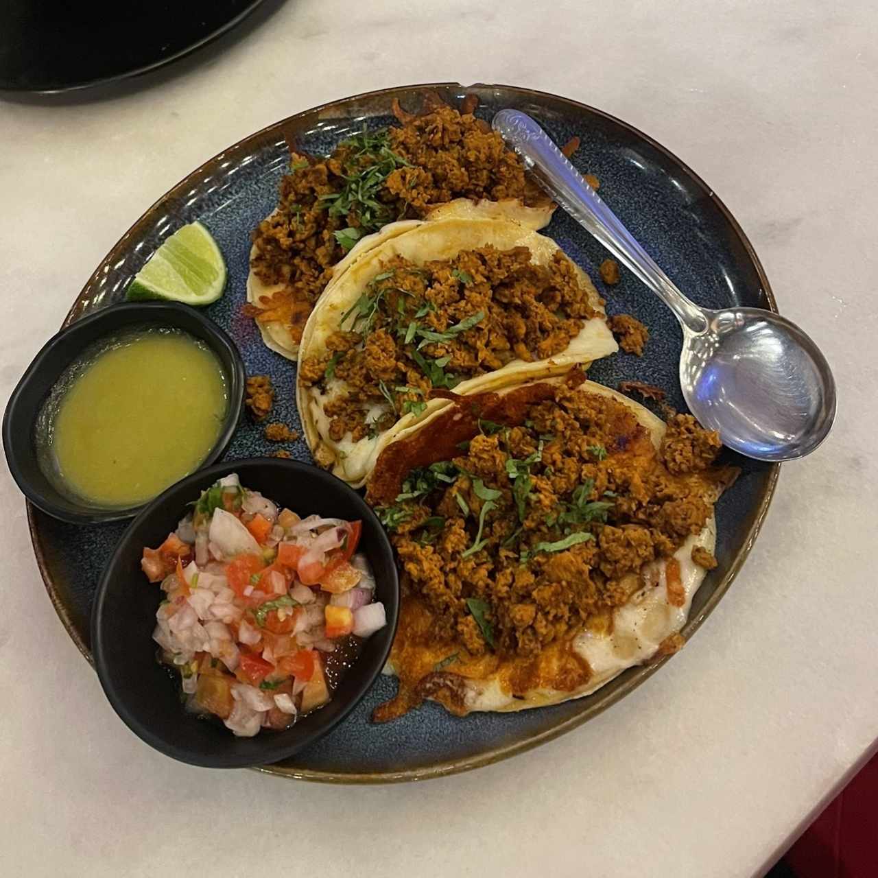 Tacos de chorizo