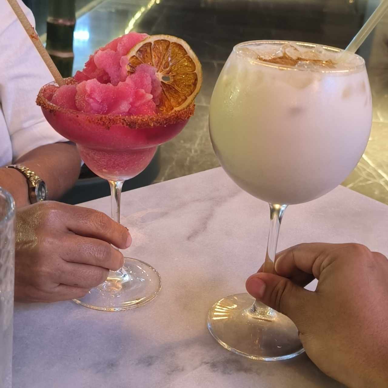 margarita y horchata 