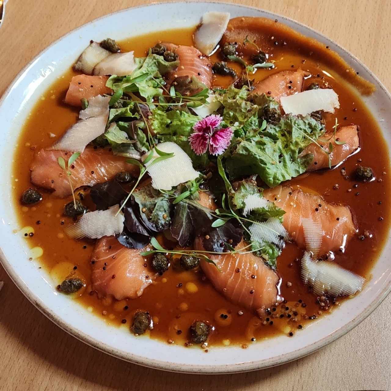 tiradito de Salmón 