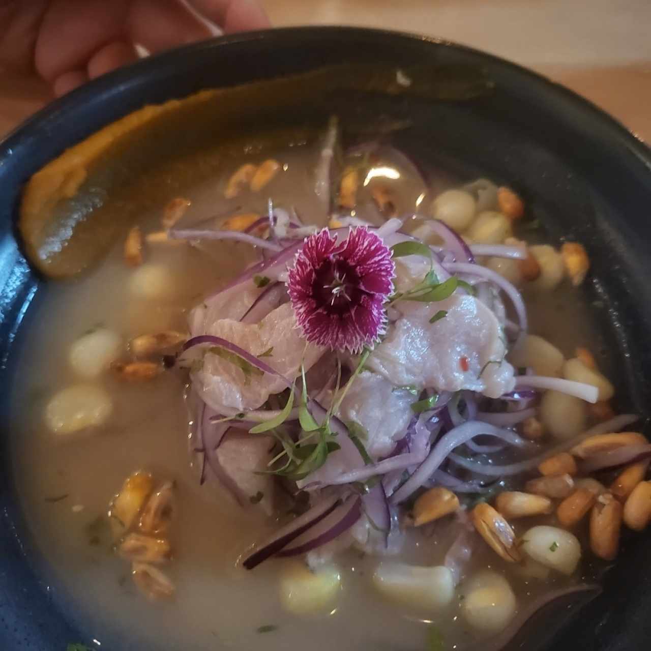 ceviche limeño.