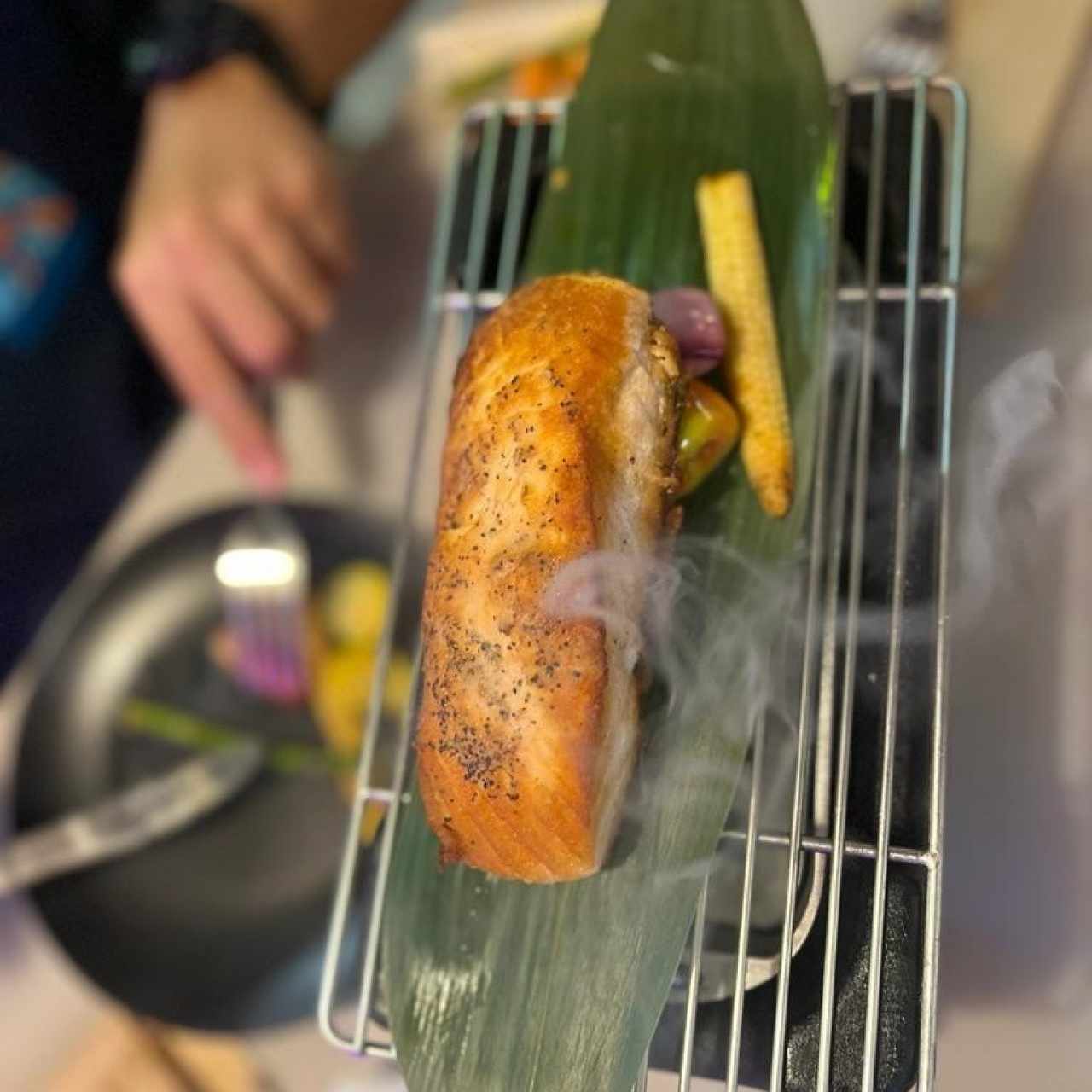 Salmón al grill