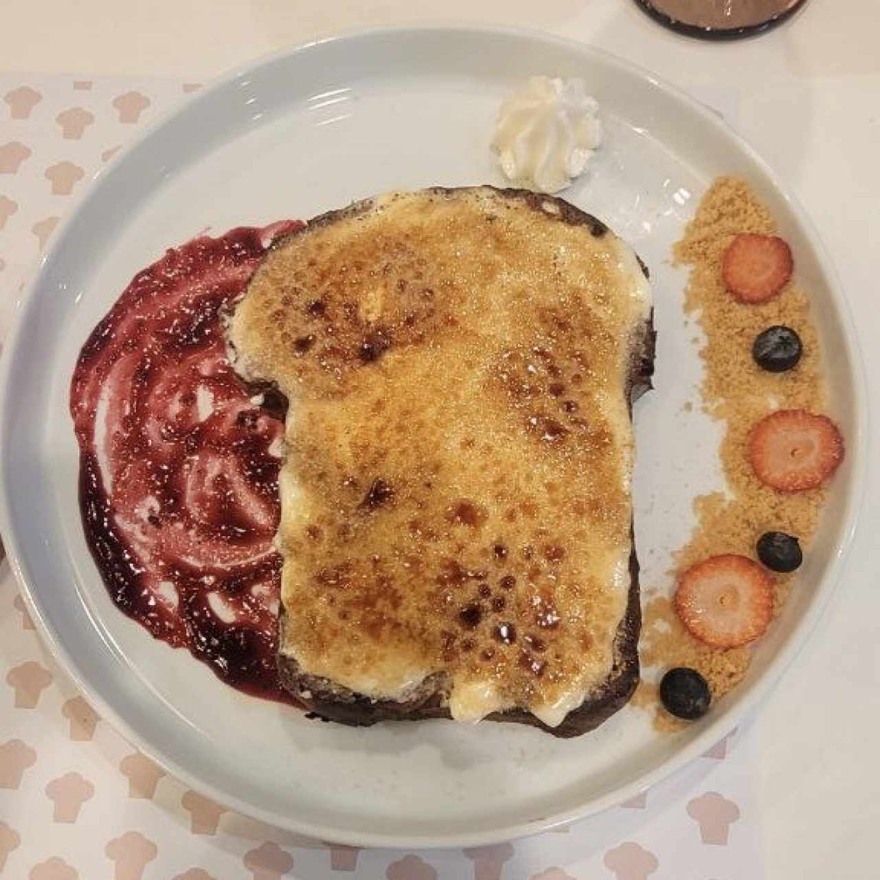 Crème Brûlée french toast 