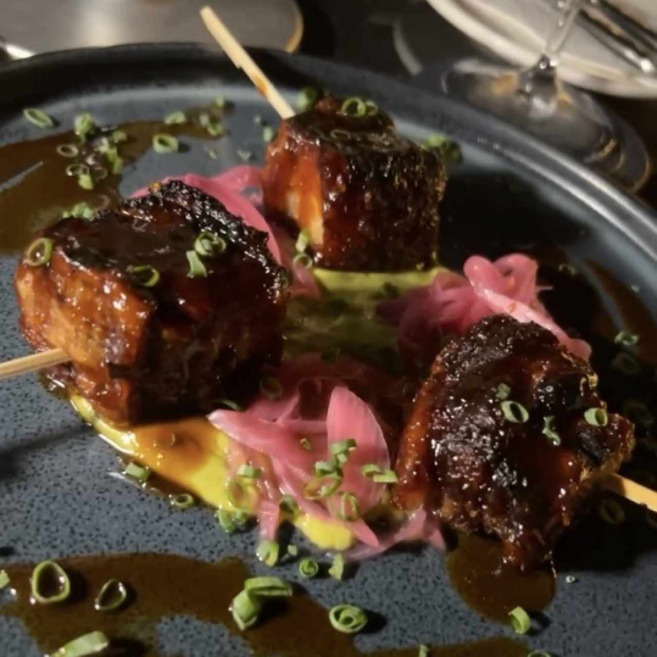 Porkbelly lollipops 