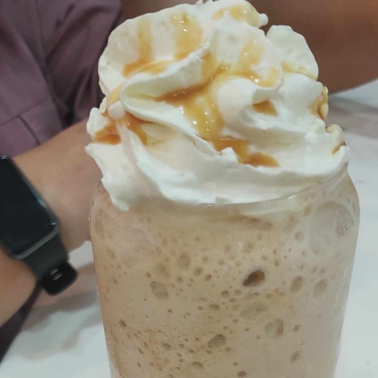 frappe de caramelo con cafe