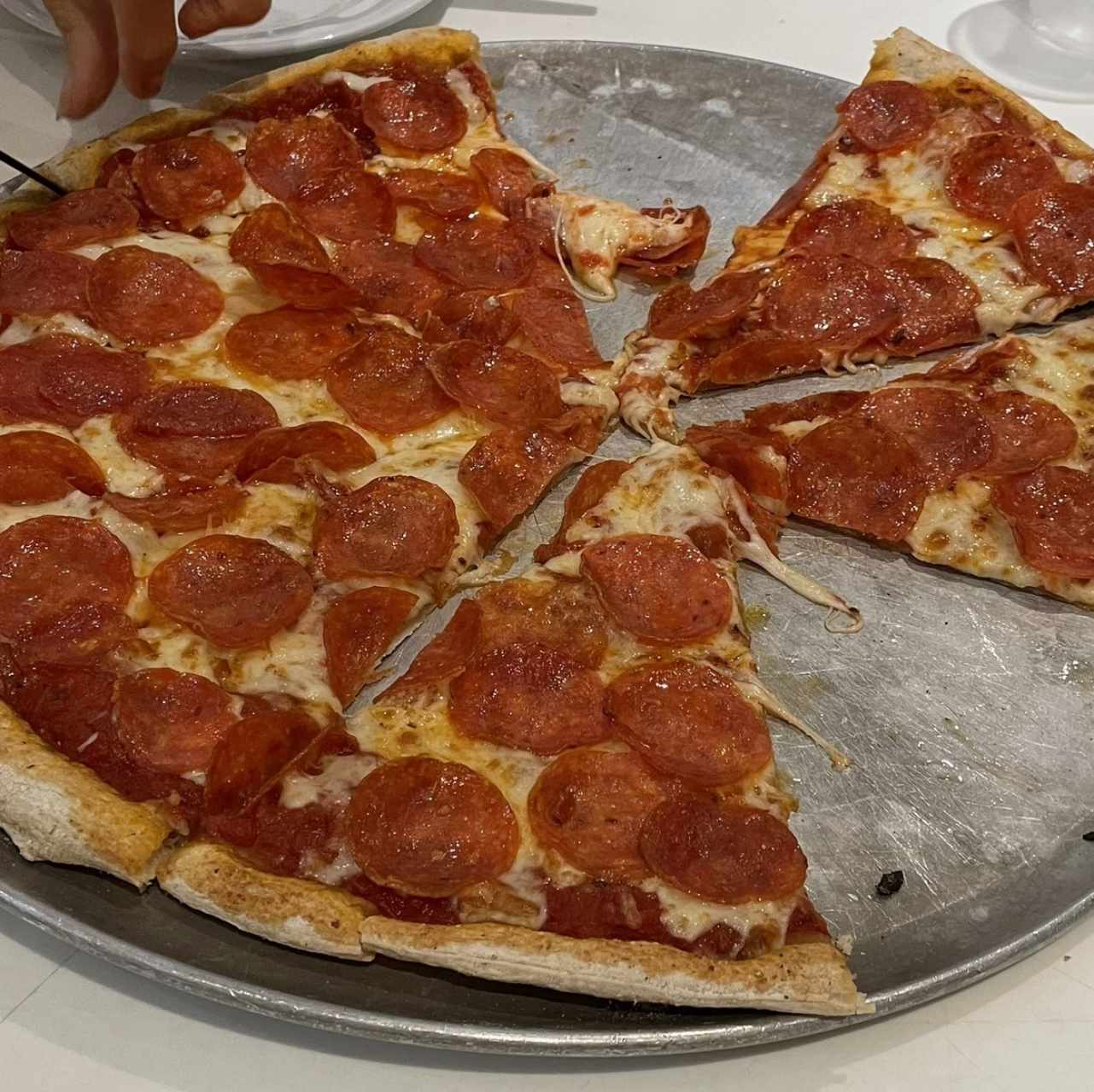 Pizza pepperoni familiar