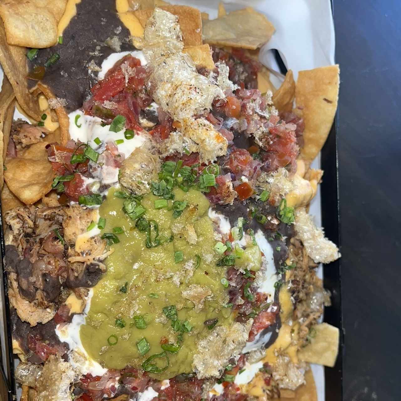 Nachos de pollo