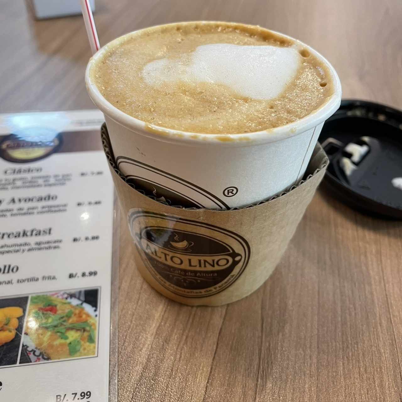 Capuccino con Leche de Almendras