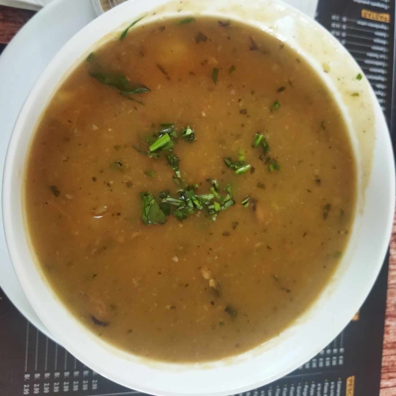 sopa de mariscos