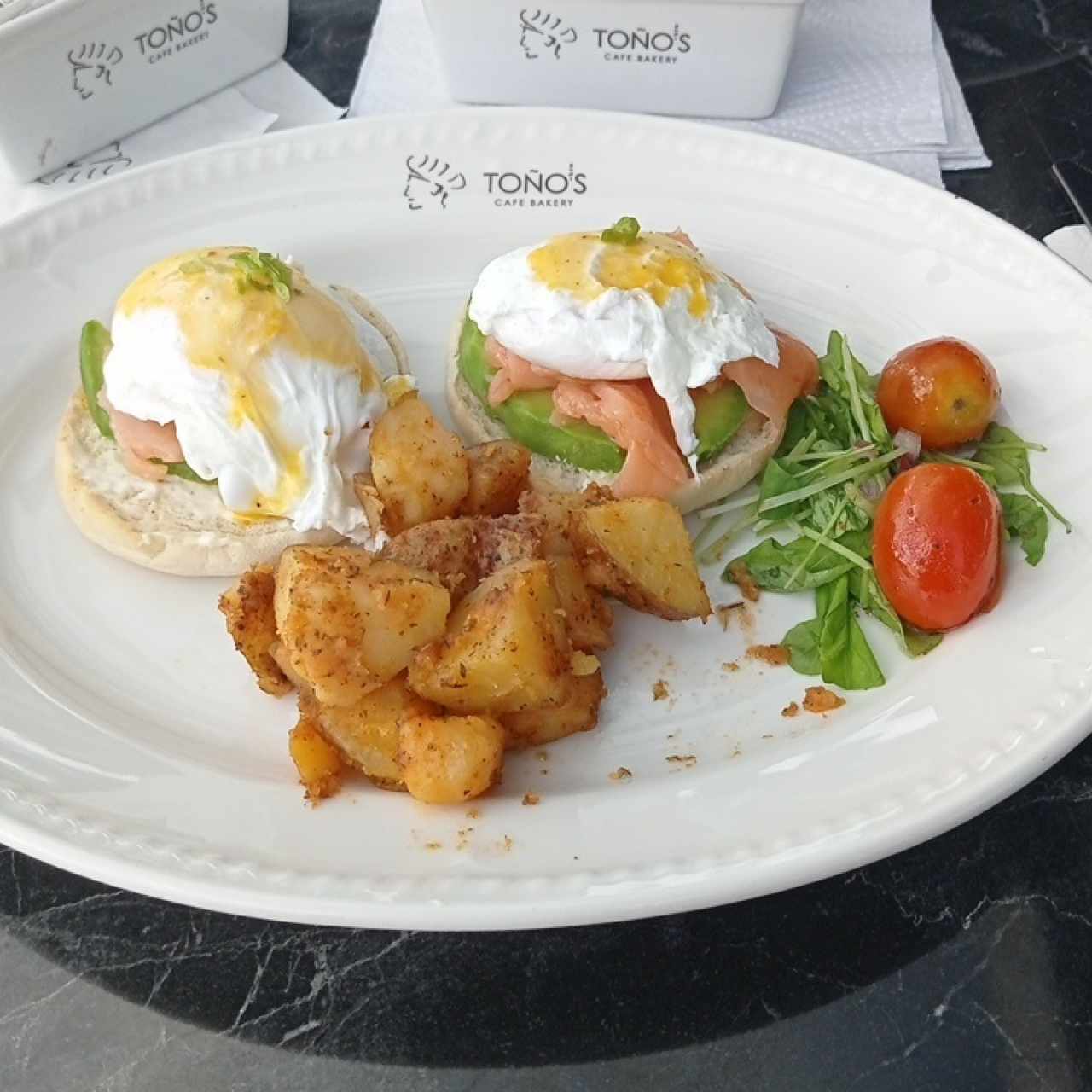 Salmon Egg Benedict 