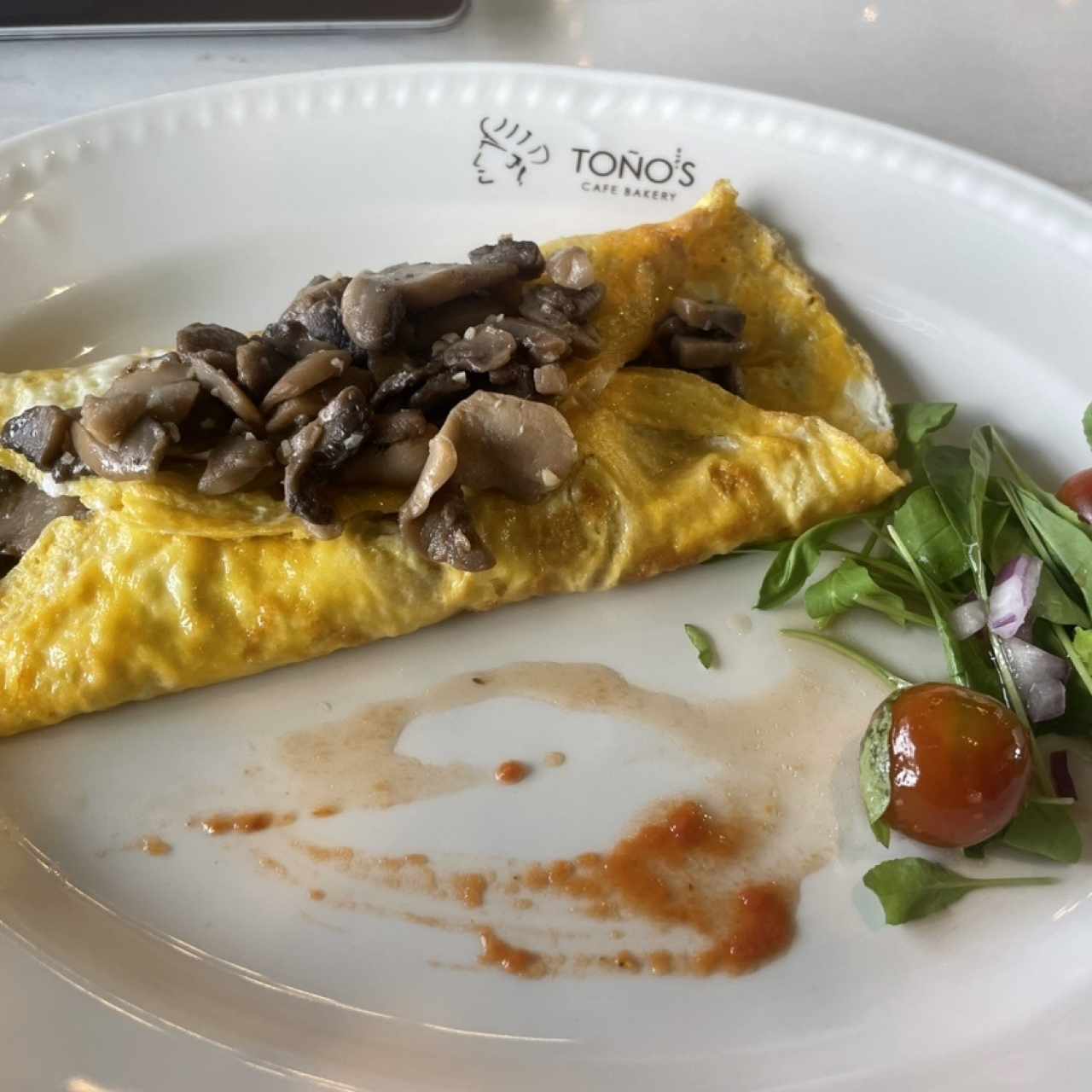 Mushroom Omelette