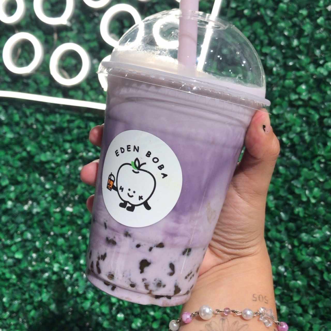 Bubble tea de taro