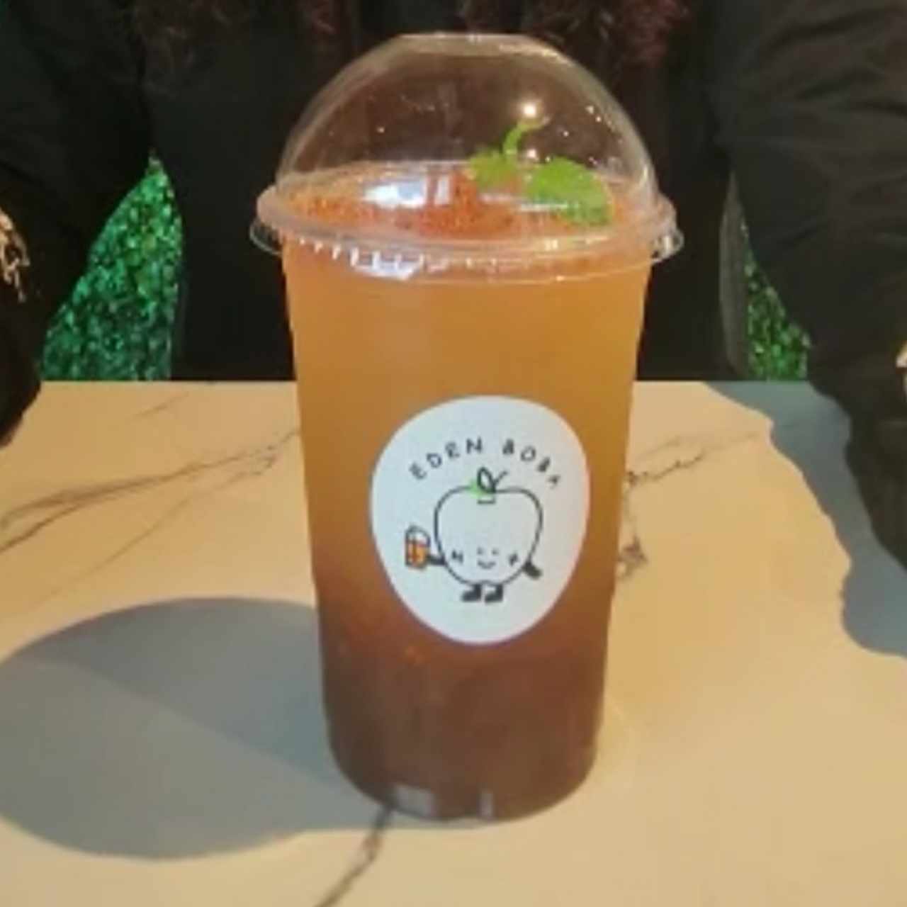 Bubble tea con trajín