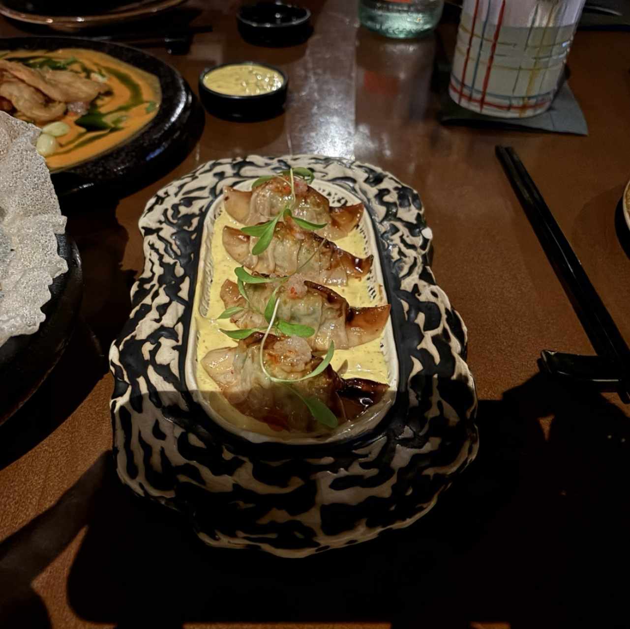 Entradas Calientes - Dumpling de Corvina