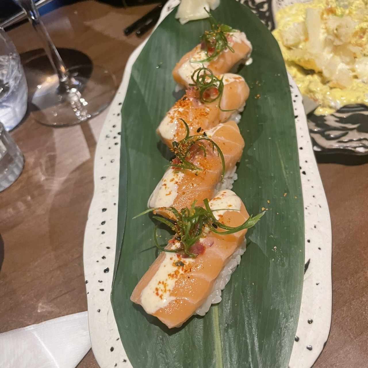 Nigiri de salmon