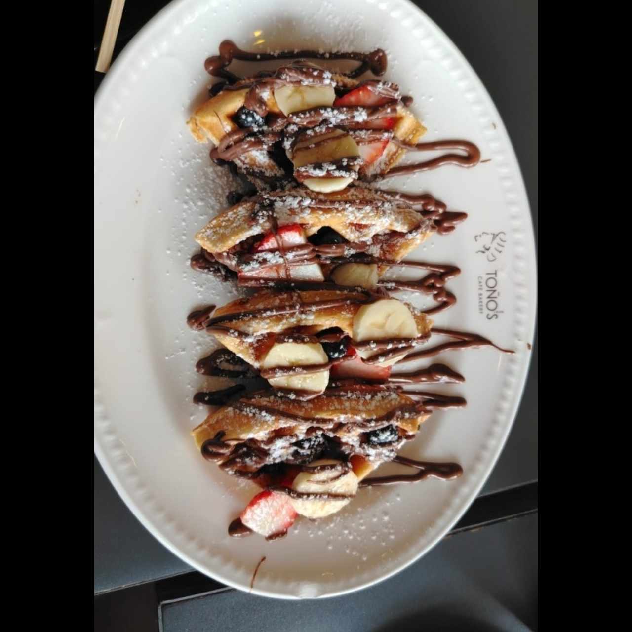 Breakfast - Nutella waffle