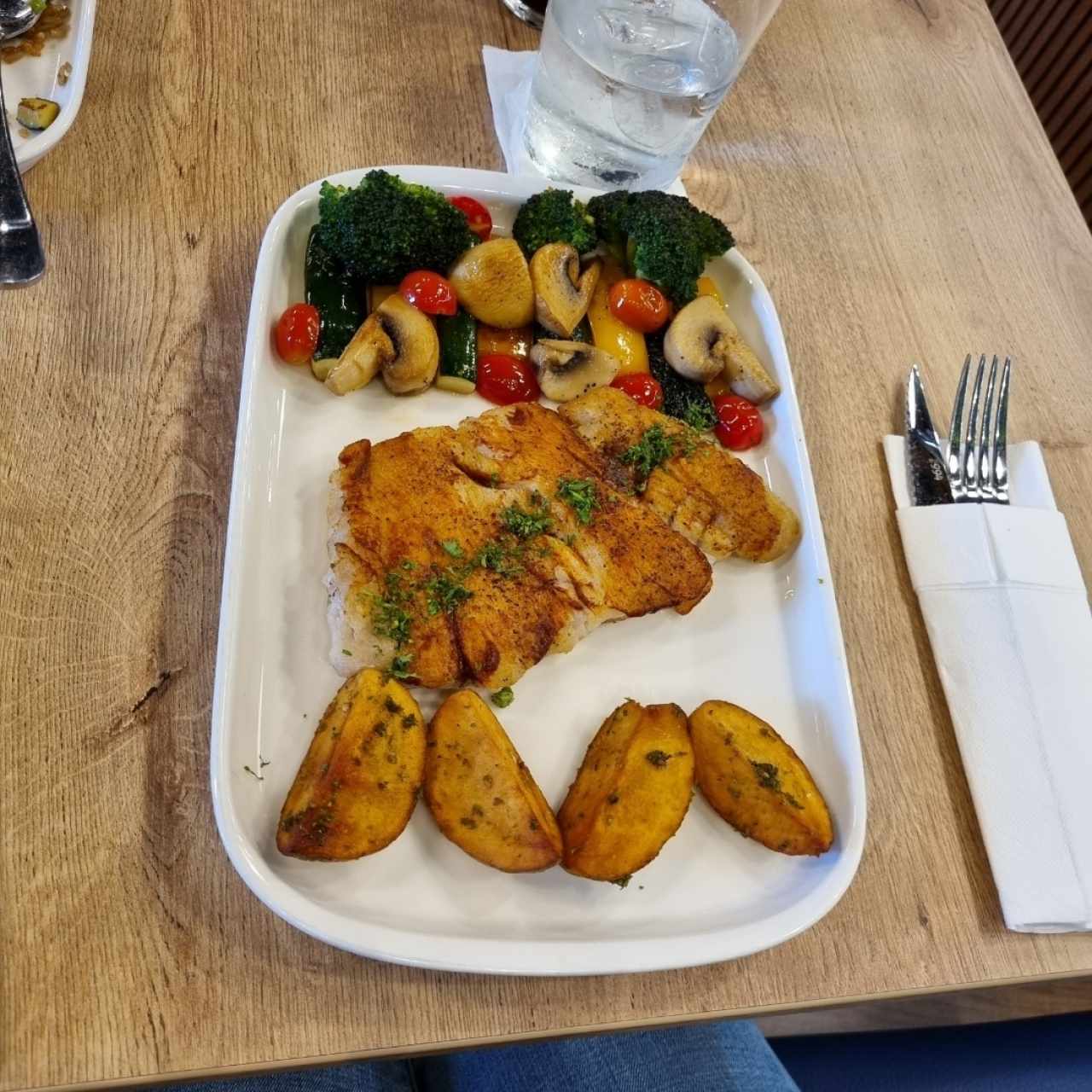 Filete de pescado a la parrilla