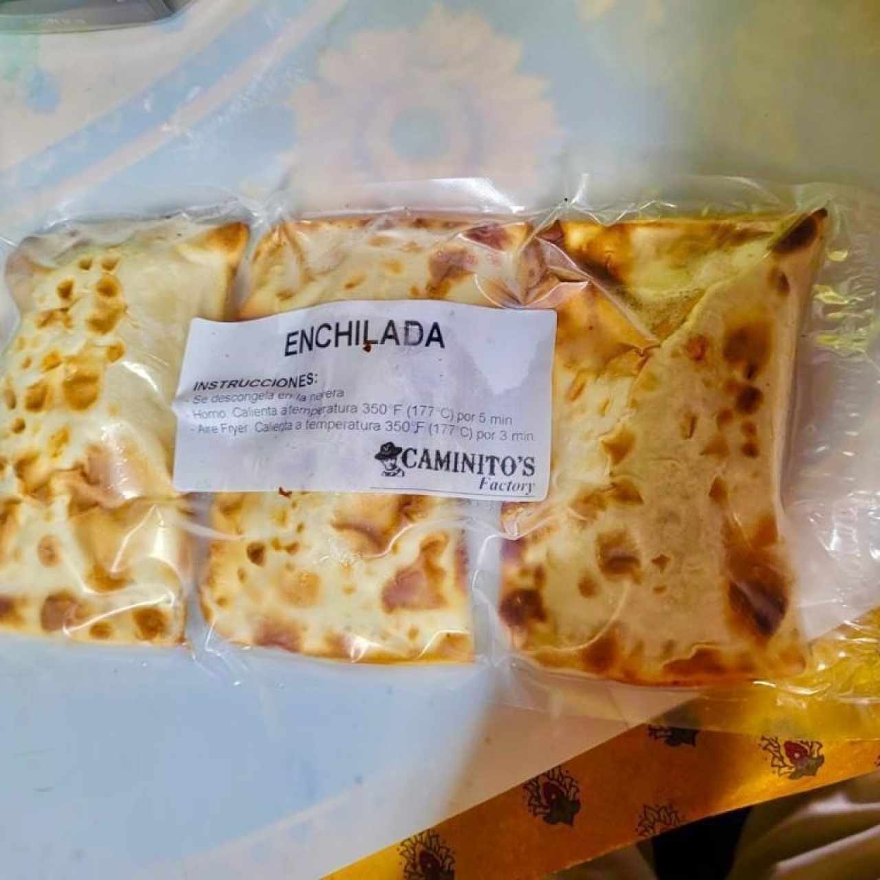 1 paquete de Enchiladas de Carne de Res