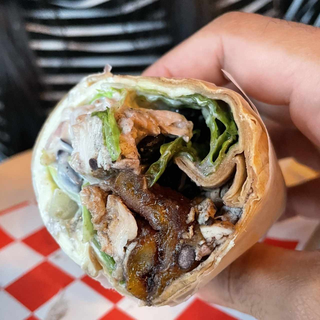 Pollo Maduro Wrap