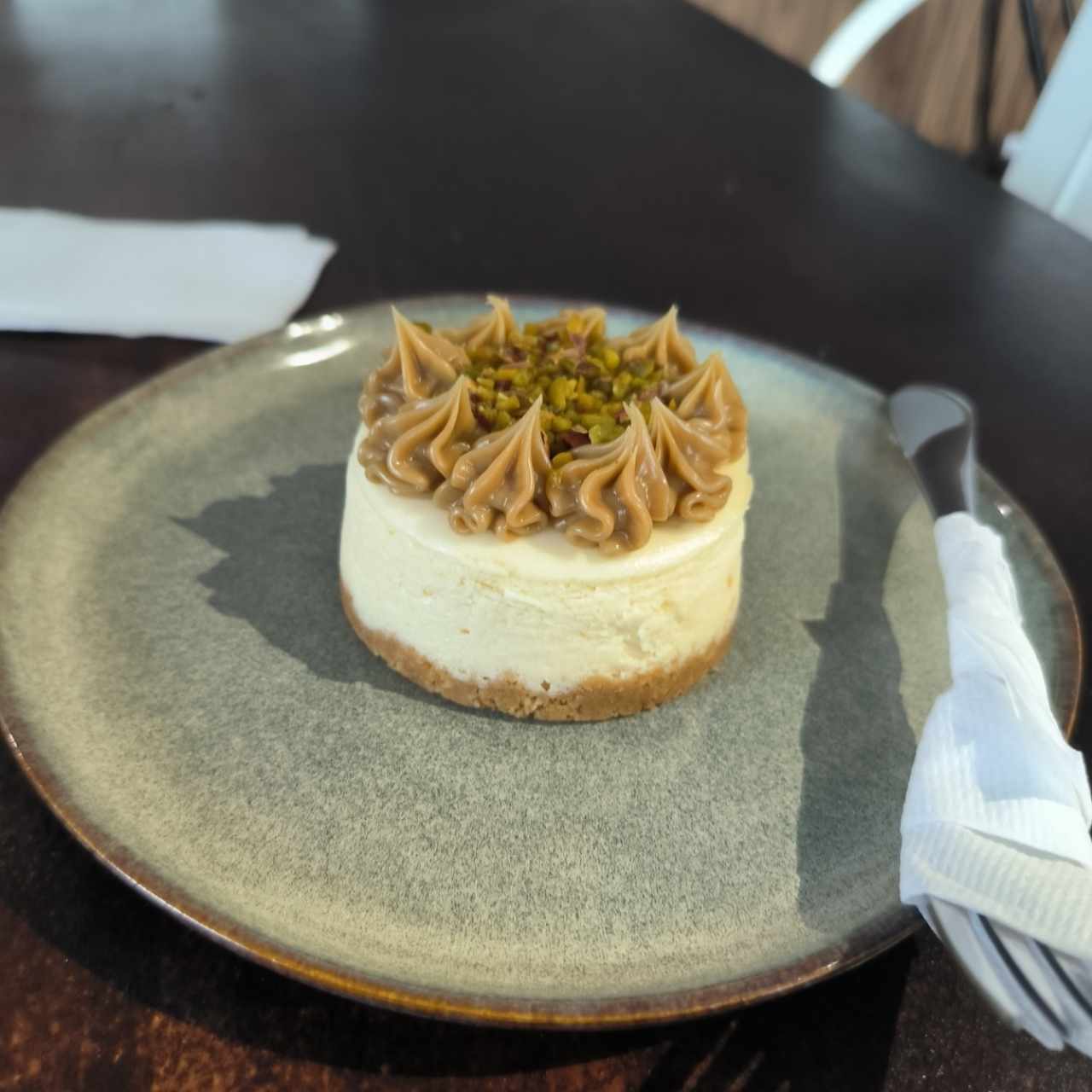 Cheesecake de Pistacho