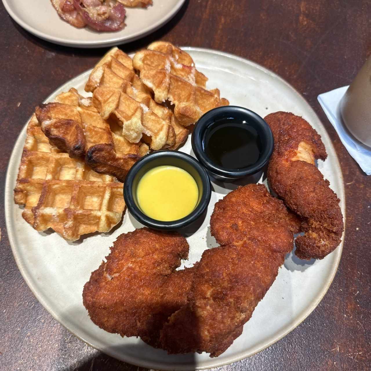 Chicken and waffle