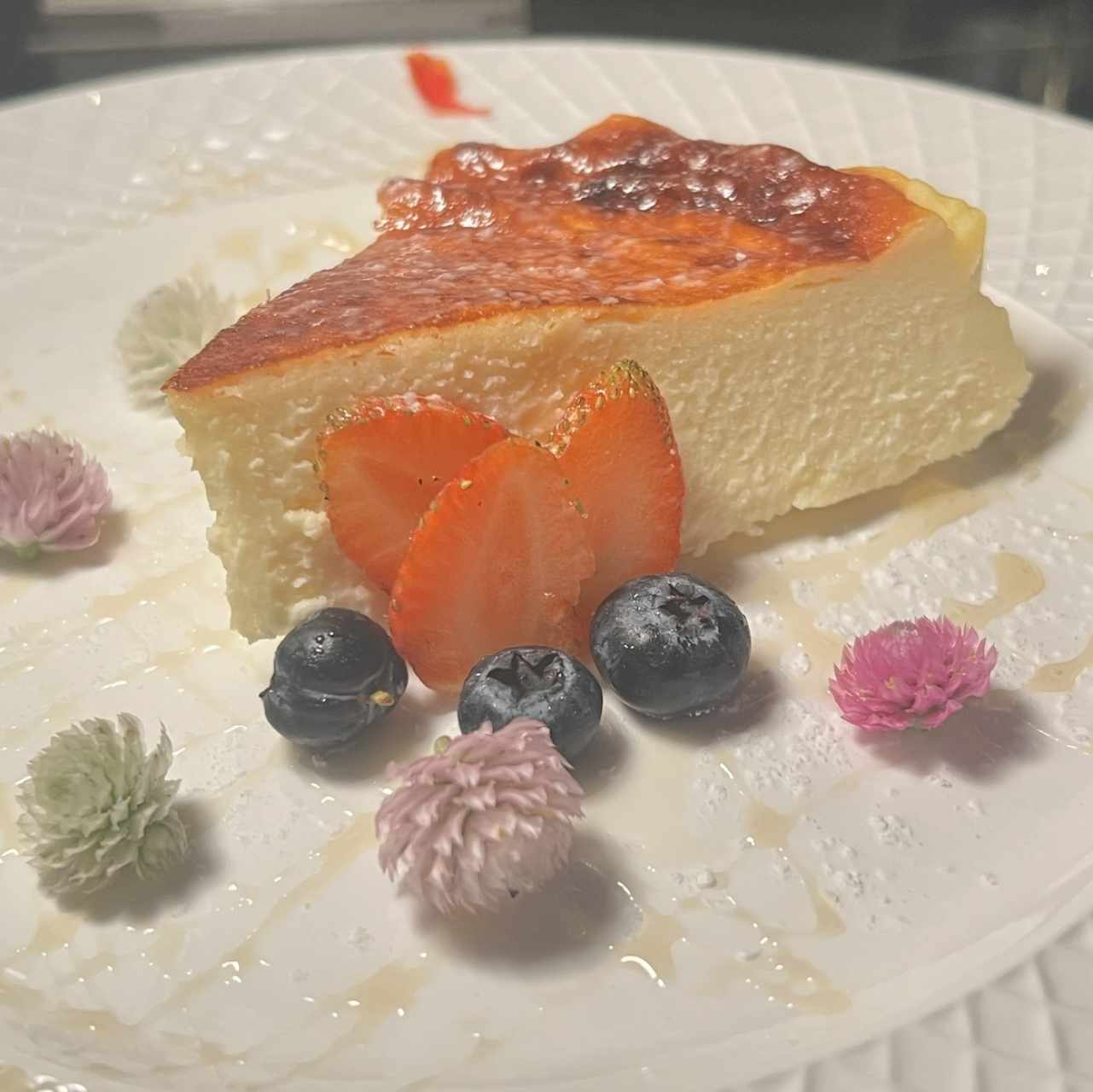 Torta de Queso y Miel de Flores