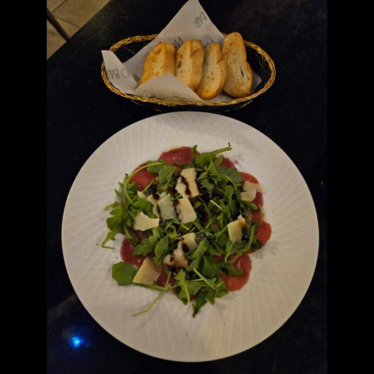 carpaccio de roast beef