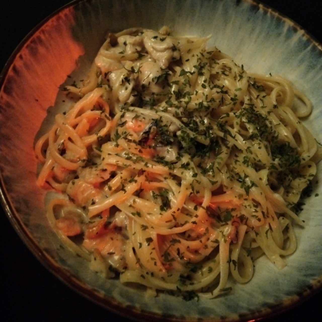 fetuccini de pollo