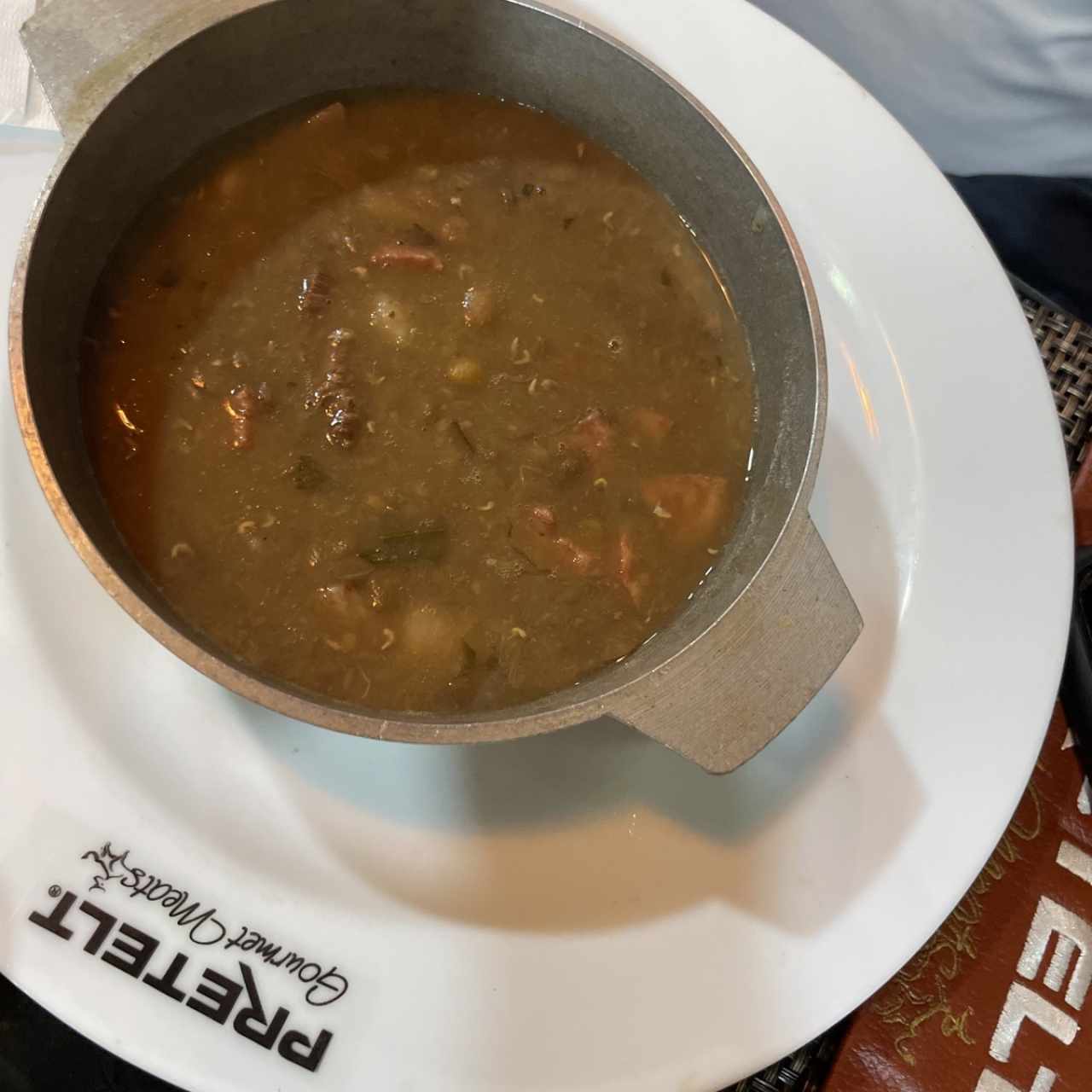 Sopa de lentejas 