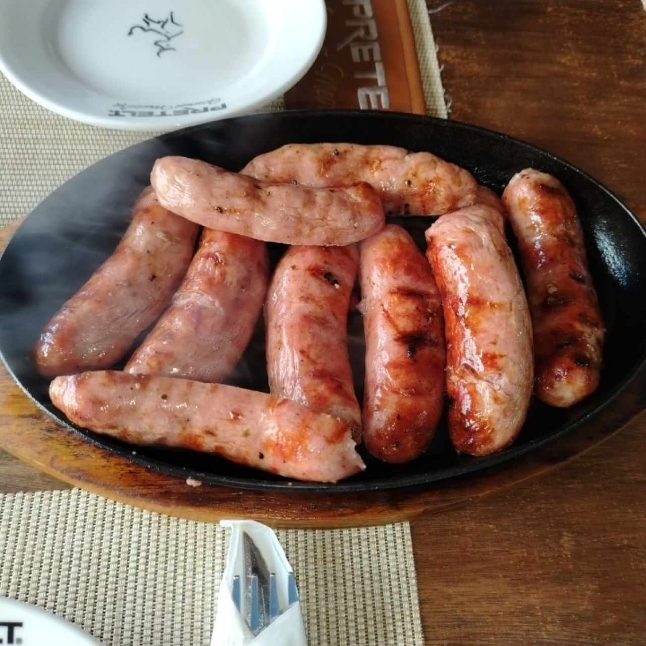 bandeja de chorizo argentino 