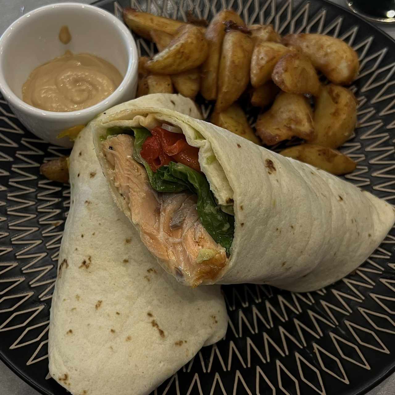 Salmón wrap