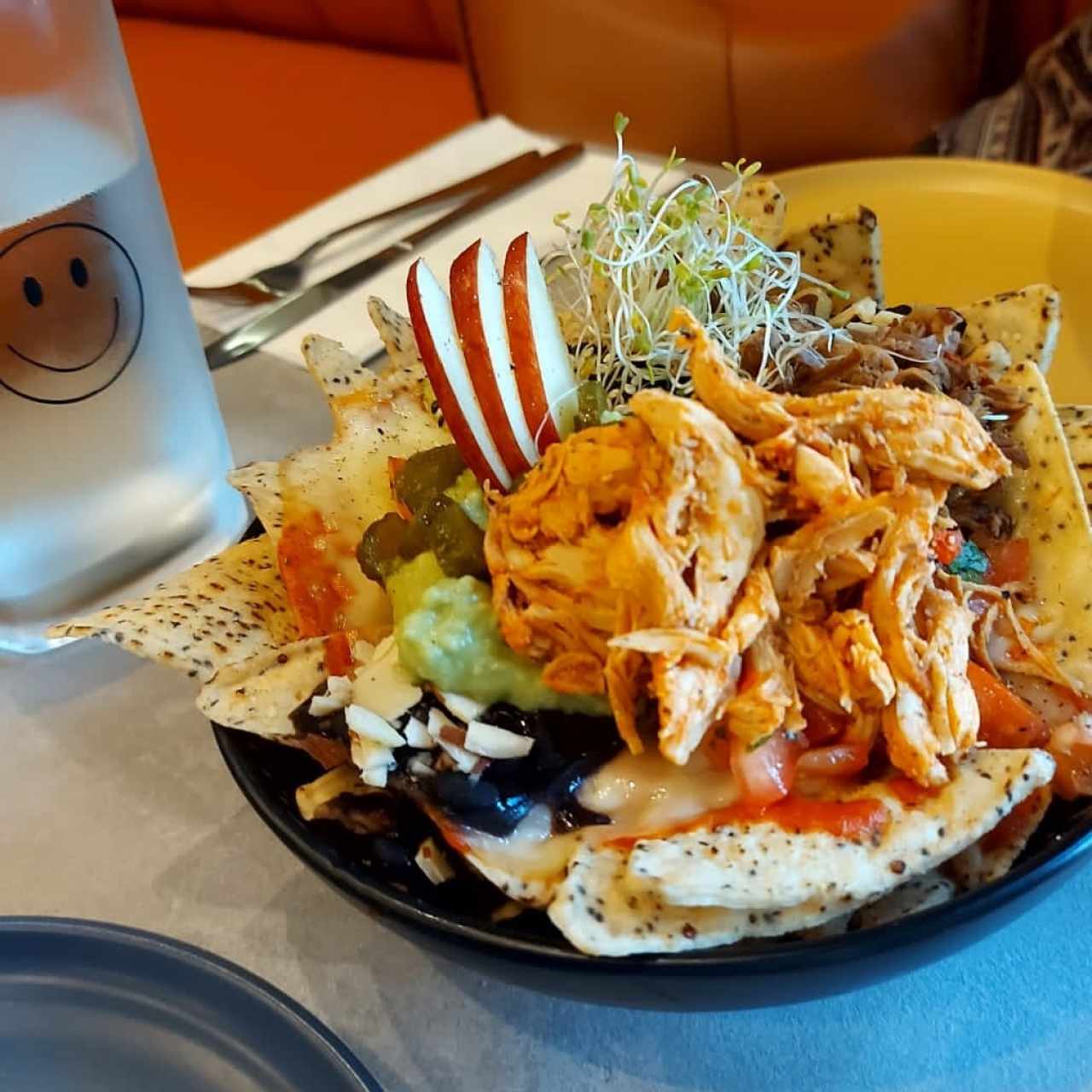 Nachos de pollo 