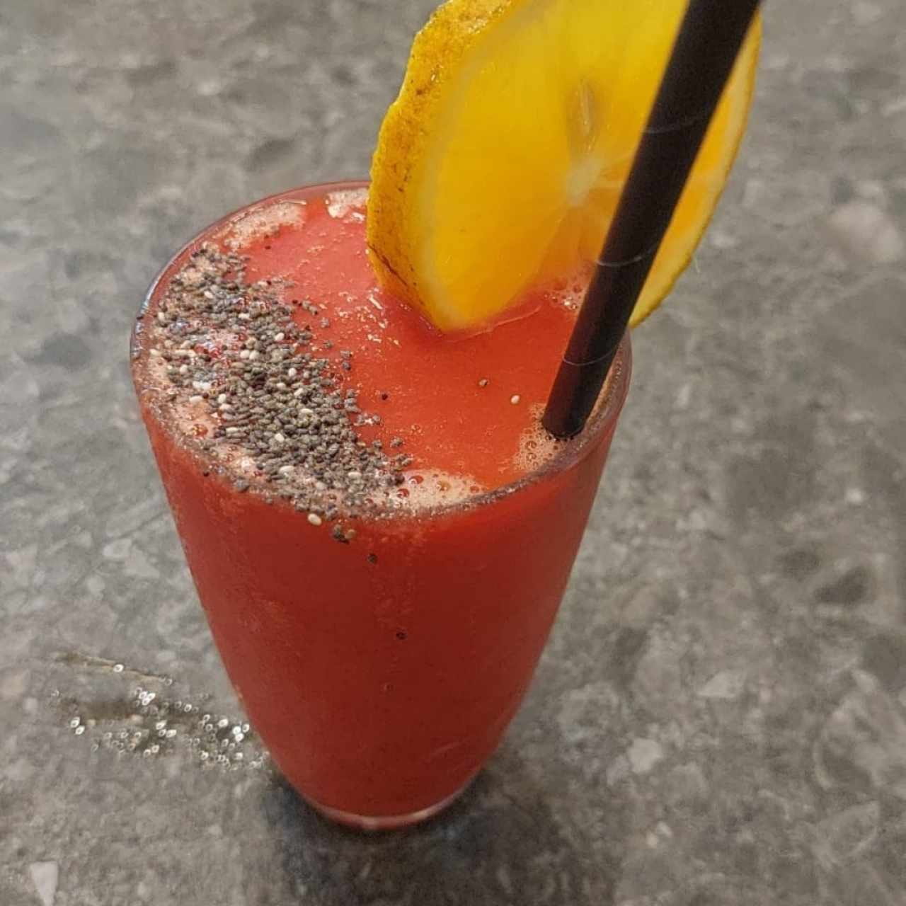 smoothie rojo