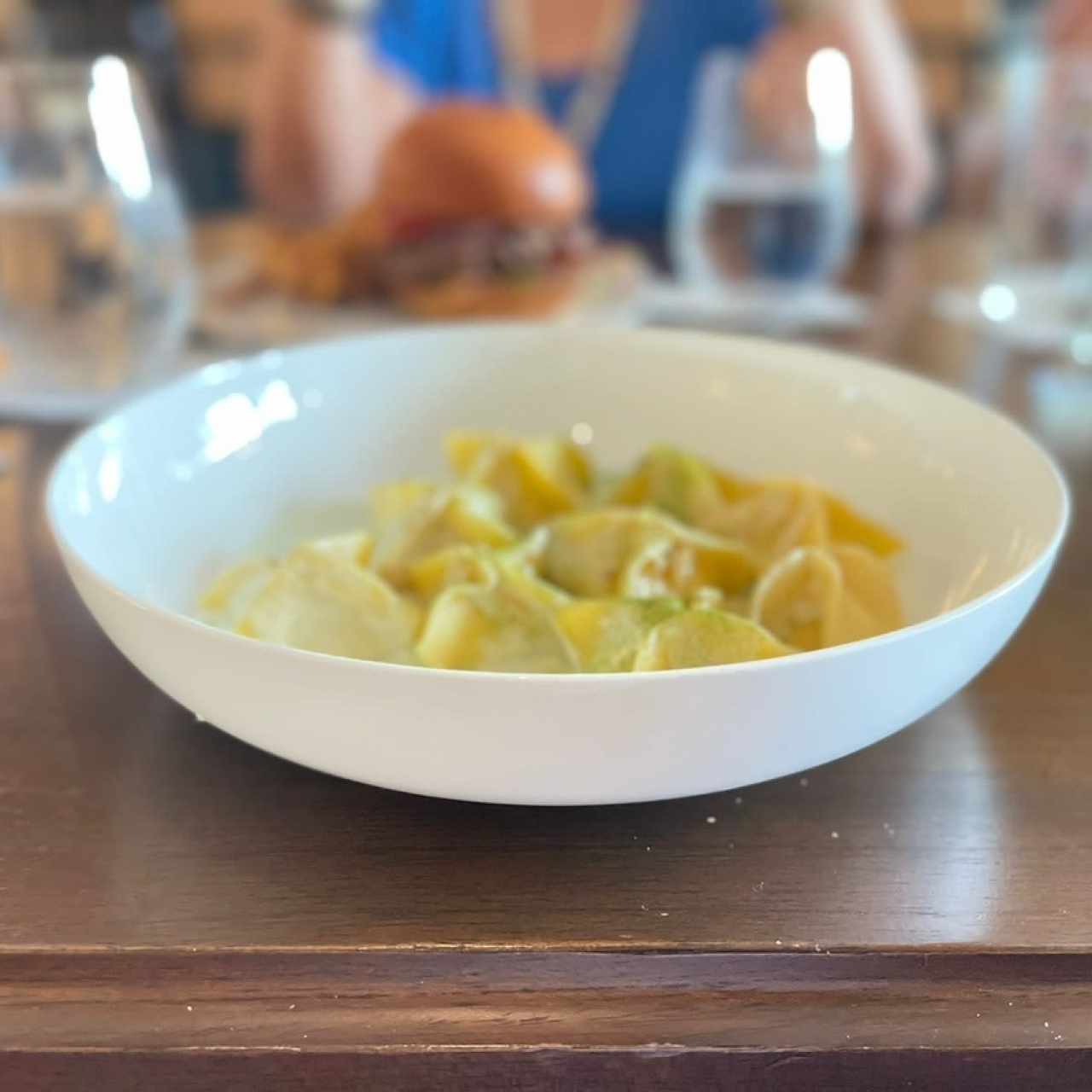 Tortellini de espinacas