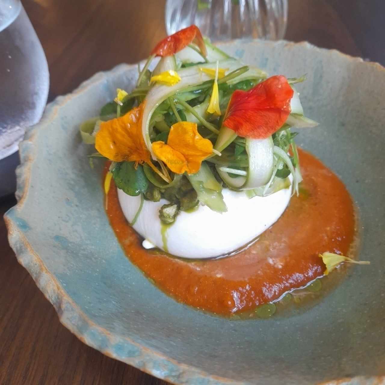 Vegetarianos - Burrata Ahumada