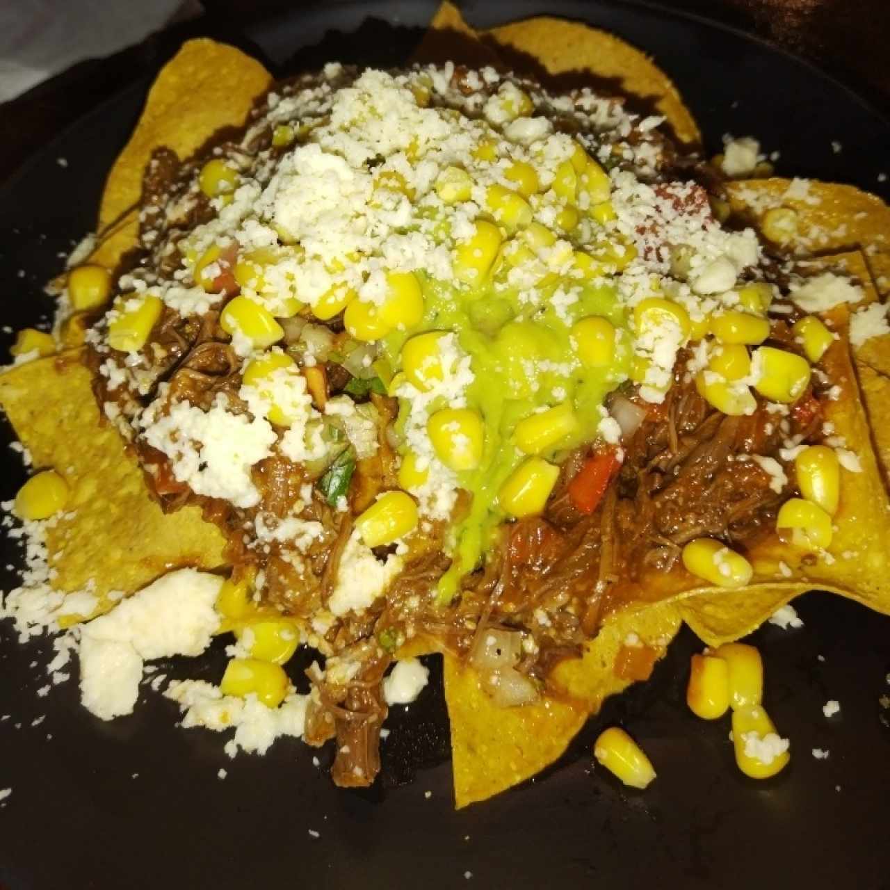 Nachos de ropa vieja