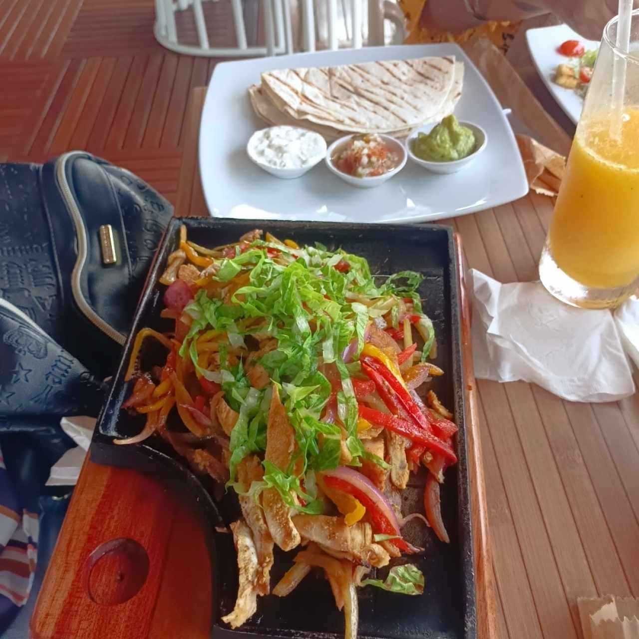 fajitas de pollo