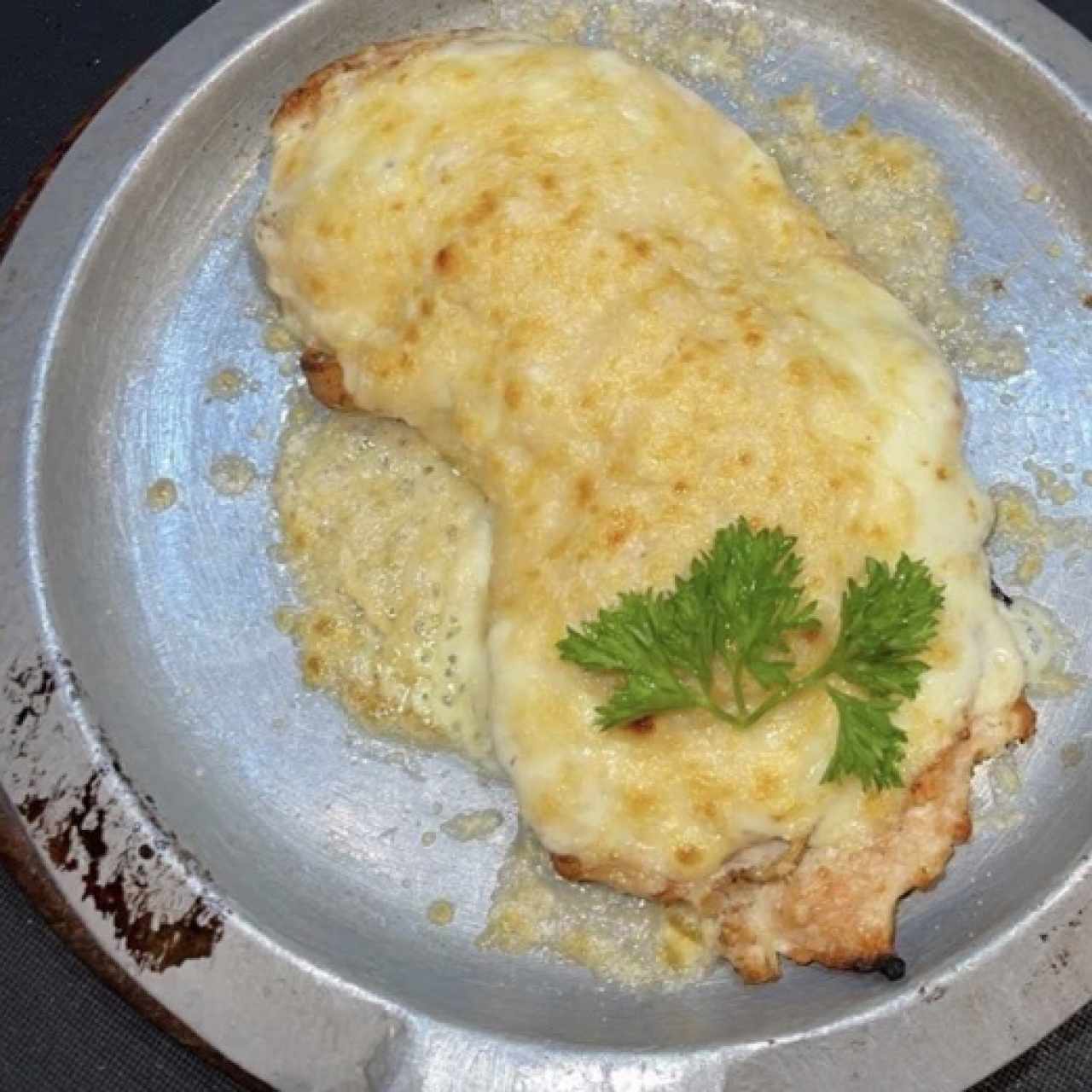 Pollo gratinado