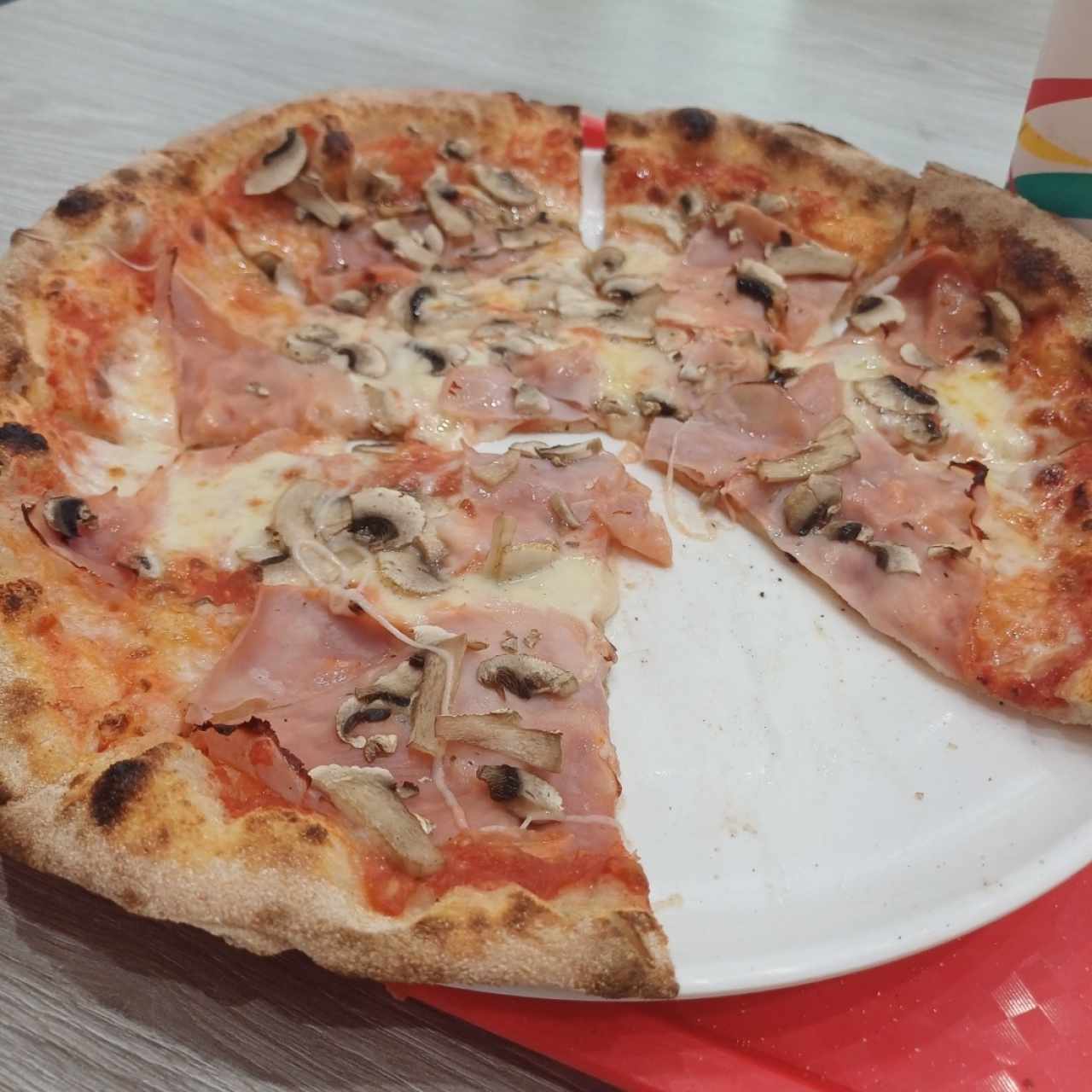 pizza prostituto e funghi