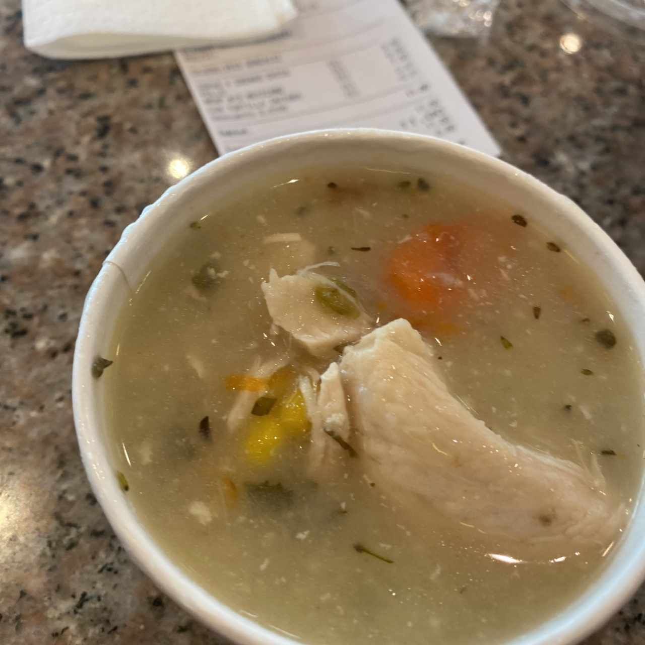 Sopa de pollo