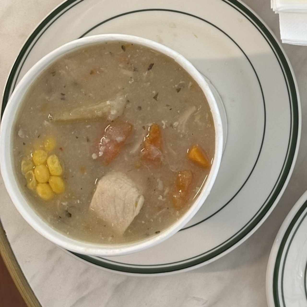 Sopa del día - pollo