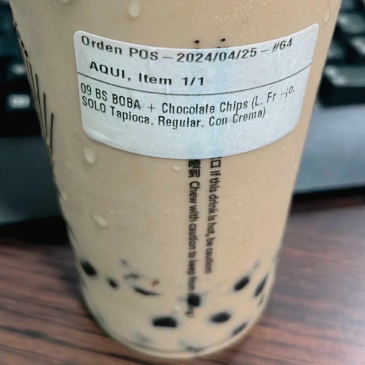 Bs boba chocolate chips 