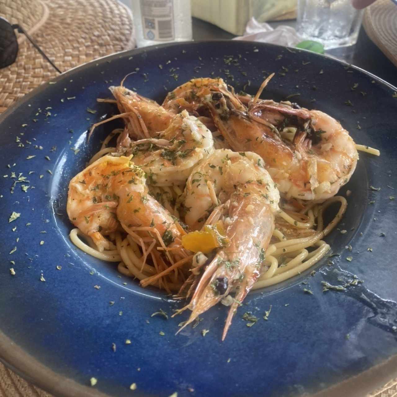 Pasta - Spaghetti con Camarones