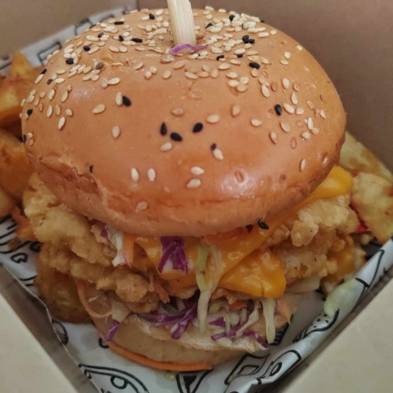 Hamburguesa de pollo