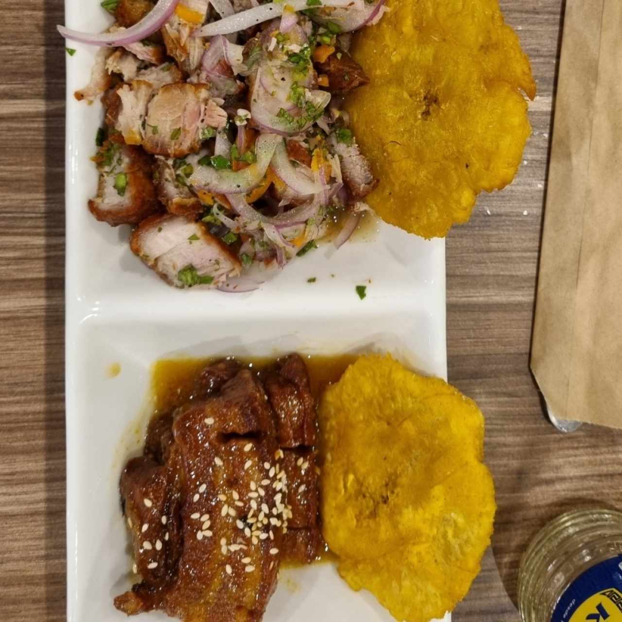 Trilogía de chicharrones 