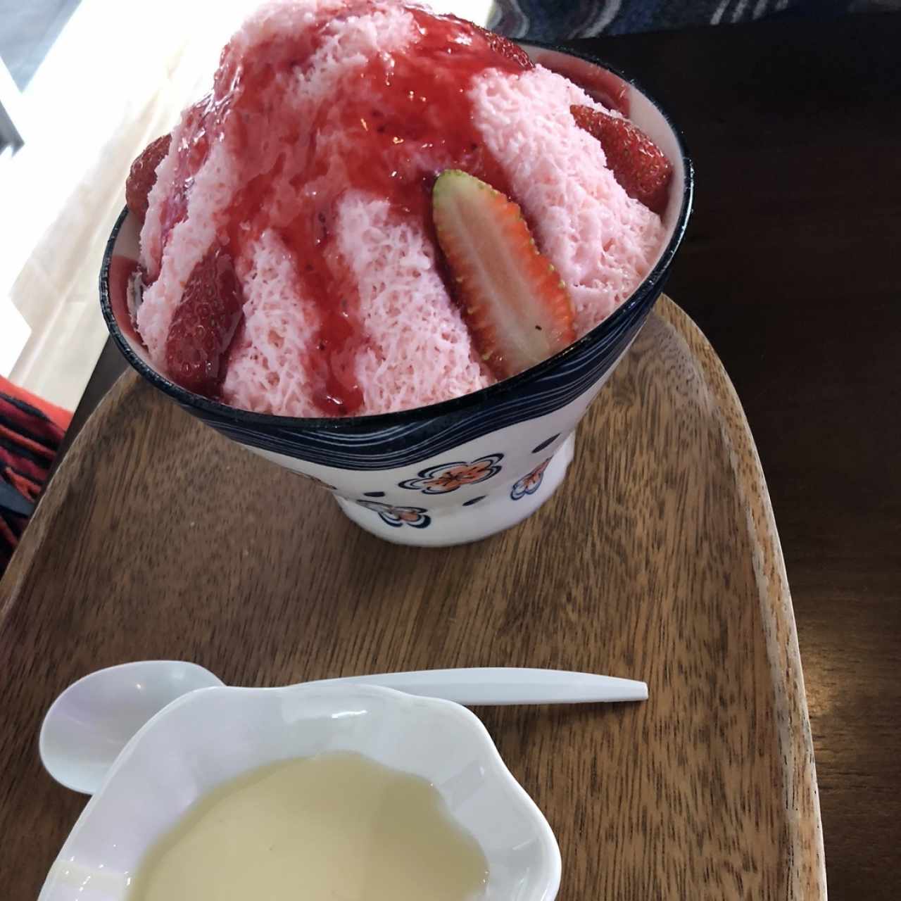 Bingsu de fresa