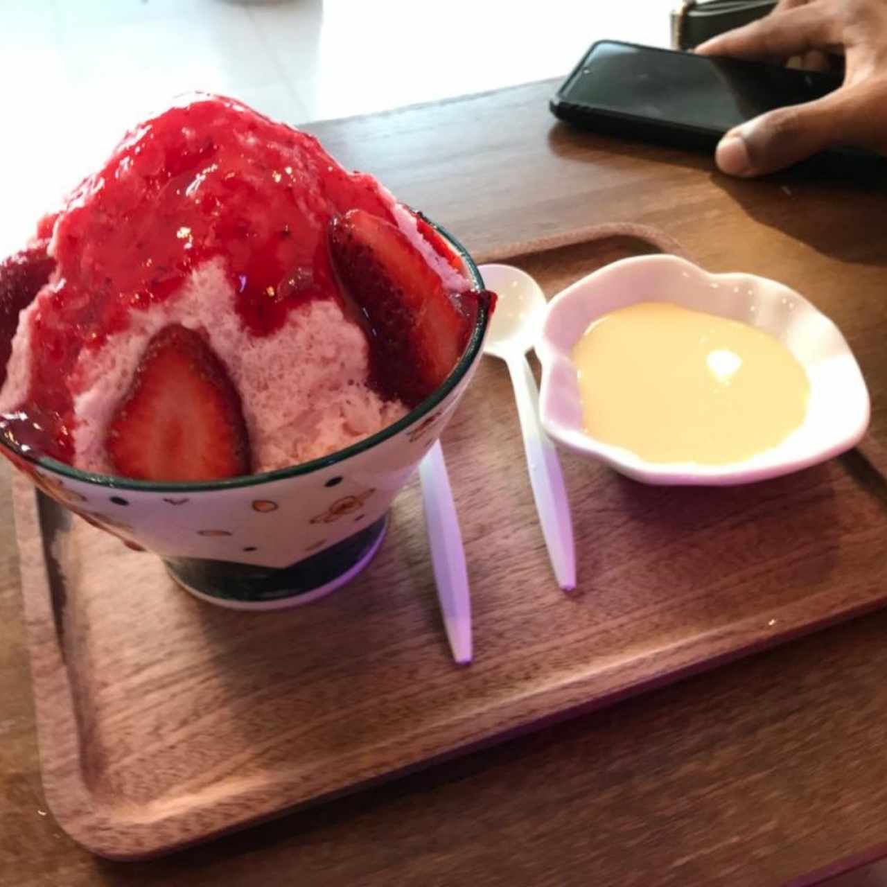 Bingsu de fresa