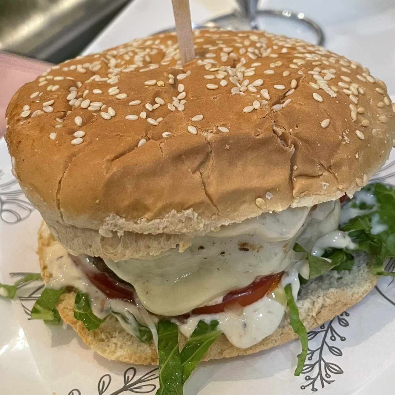 Hamburguesa trufada