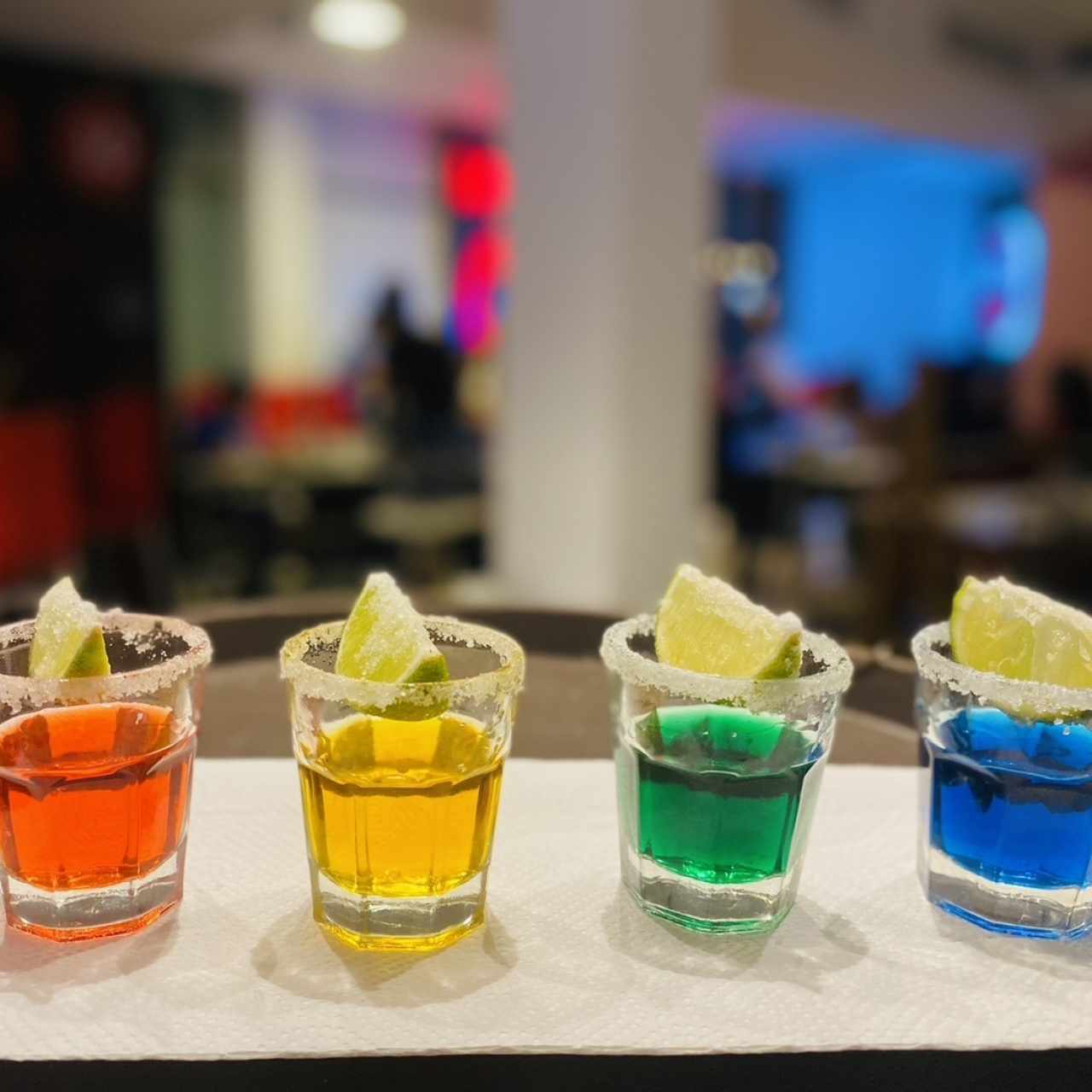 Shots de colores 