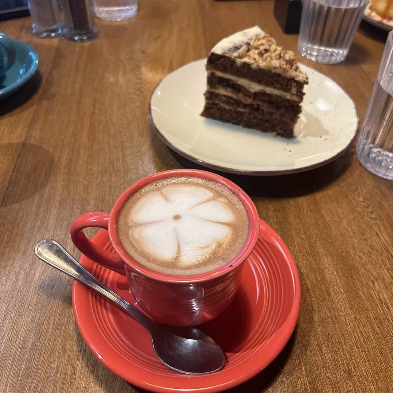 Mochaccino con dulce de zanahoria 🥰