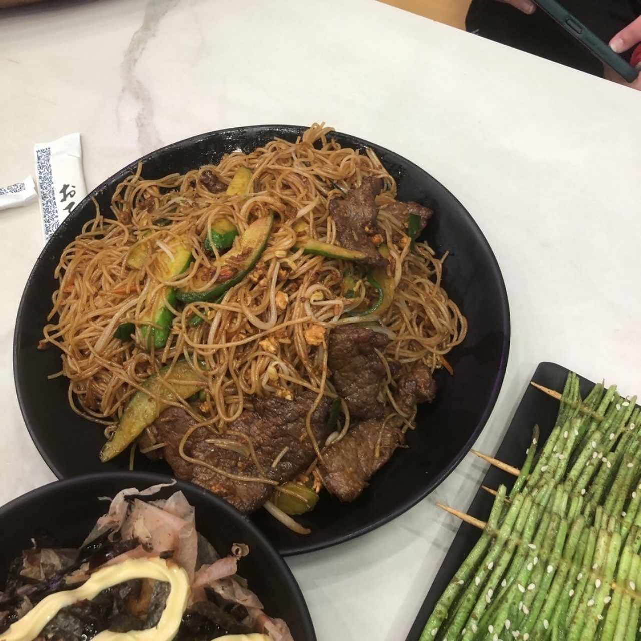 Fideo de Arroz con Carne